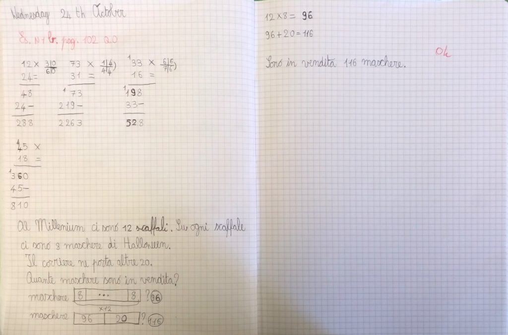 Moltiplicazione Digiscuola Matematica