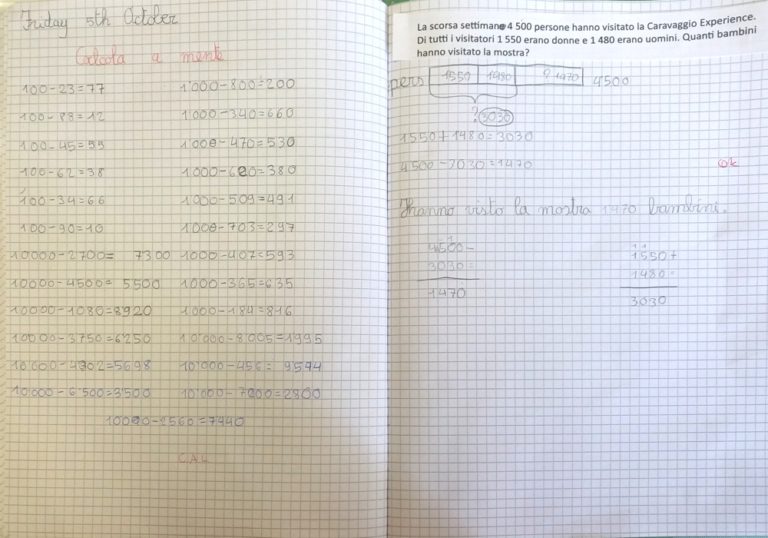 Sottrazione DigiScuola Matematica