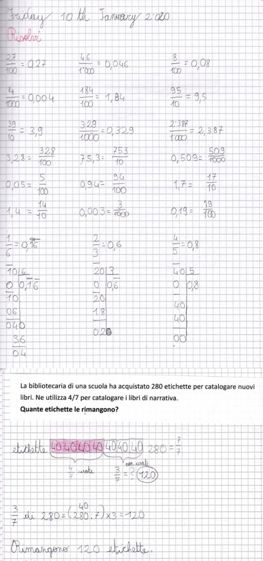 Frazioni Digiscuola Matematica