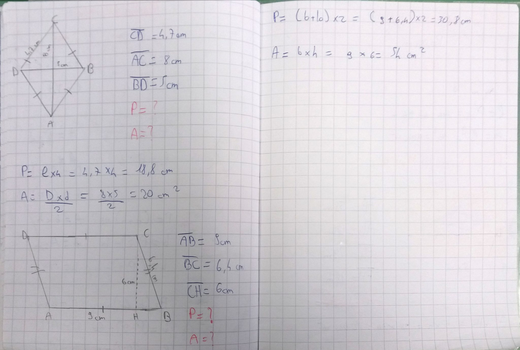 Problemi Parallelogrammi DigiScuola Matematica